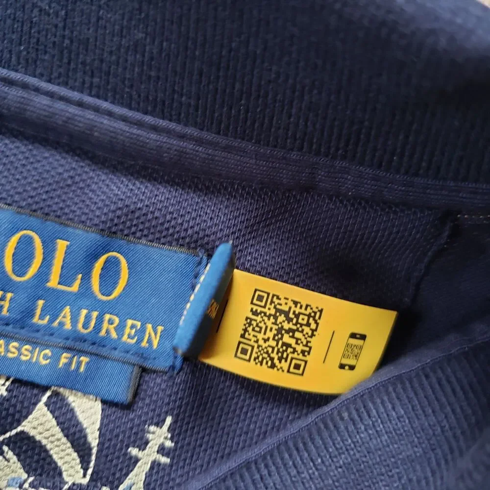 NWT Polo Ralph Lauren Newport Sailboats Size Medium Classic Fit Mens Navy Polo